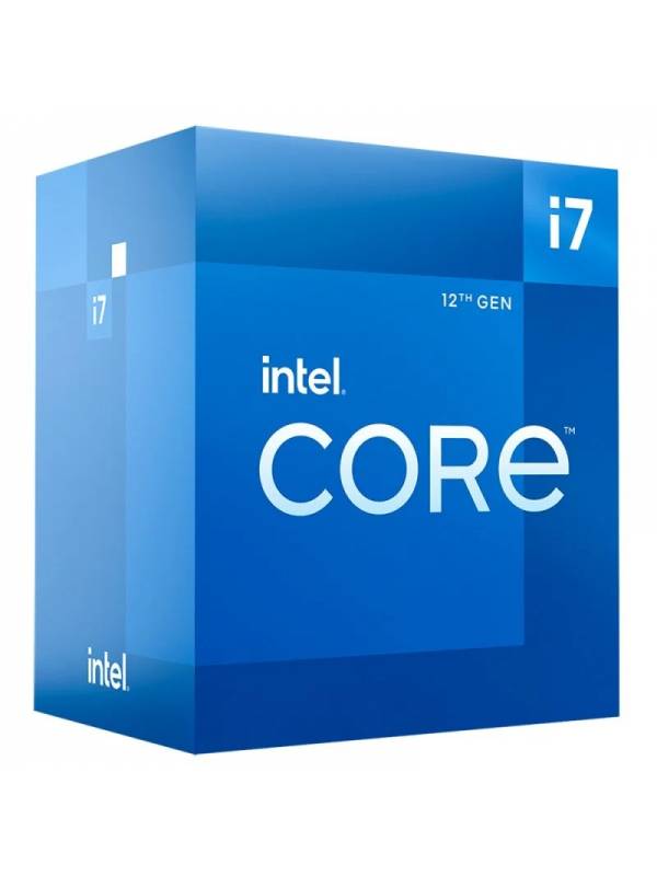 CPU INTEL S-1700 CORE I7-12700 F 2.1GHZ BOX CON VENTILADOR PN: BX8071512700F EAN: 5032037237826