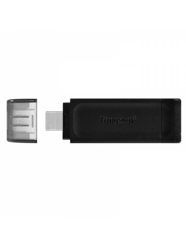 MEMORIA USB 3.2 128GB KINGSTON ON DATA TRAVELER NEGRO PN: DT70128GB EAN: 740617305371
