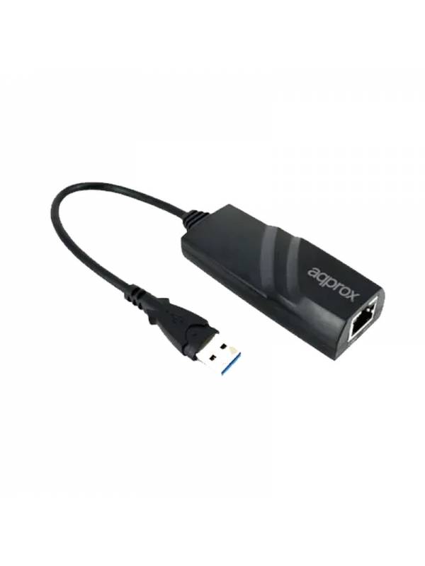 TARJ.RED USB 3.0 A ETHERNET    GIGABIT APPROX NEGRO PN: APPC07GV3 EAN: 8435099531616