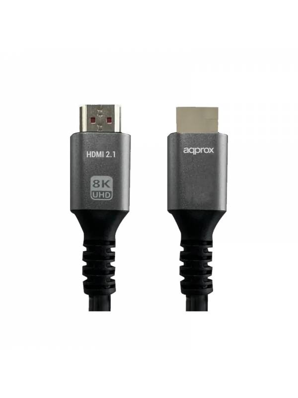 CABLE HDMI/M A HDMI/M 3M 2.1   APPROX 8K PN: APPC64 EAN: 8435099532170