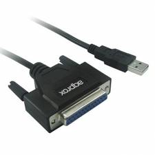 ADAPT. USB A PARALELO DB25     NEGRO APPROX PN: APPC26 EAN: 8435099521020