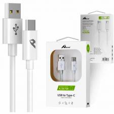 CABLE USB 2.0 TIPO A - USB TYP E-C 1M BLANCO